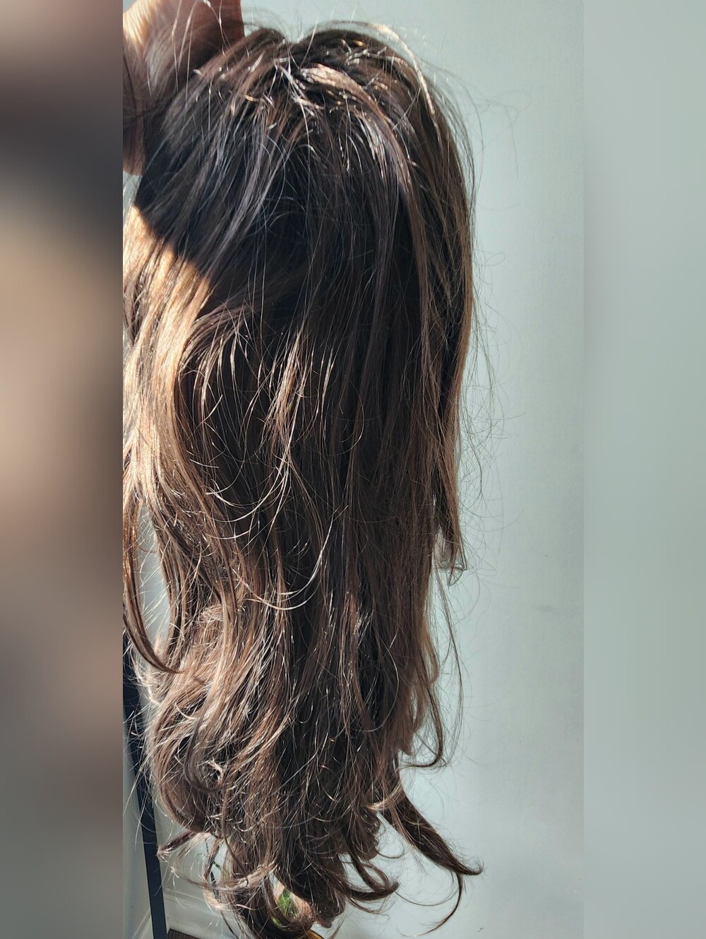 Synthetic Long Wavy Hairpiece in Brown - Women Hair NEW